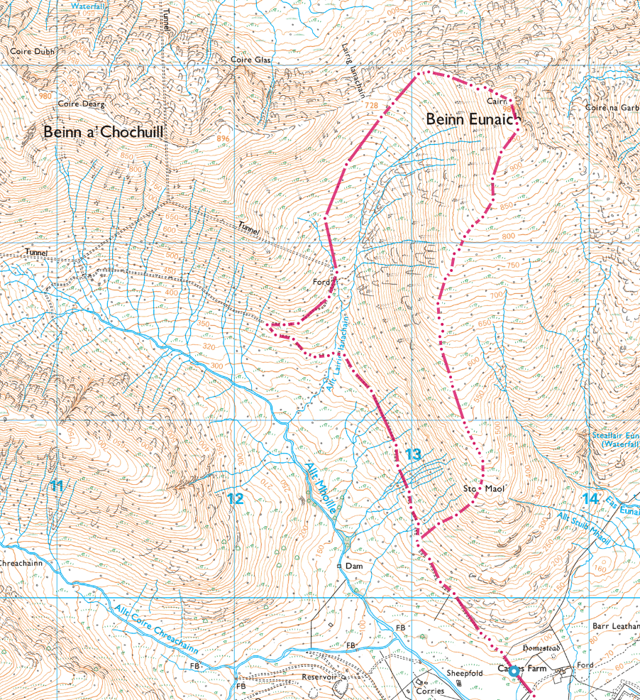 Beinn Eunich Actual