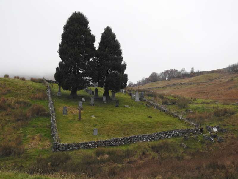 Cemetery near Beinn Challuim