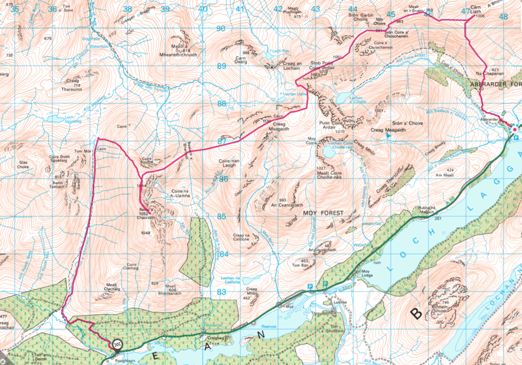 Creag Meagaidh circuit