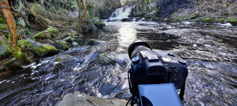 Looking at the falls