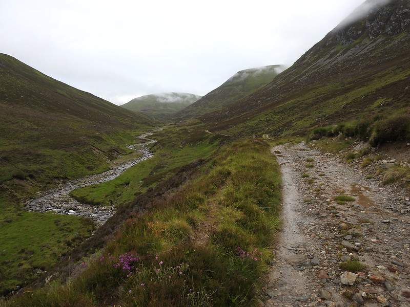 Another shot of the track you'll be cycling on. River on your left as you go up.