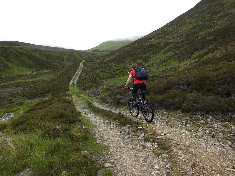 This is the track you'll be cycling on. Not too bad, although a little bumpy in places.