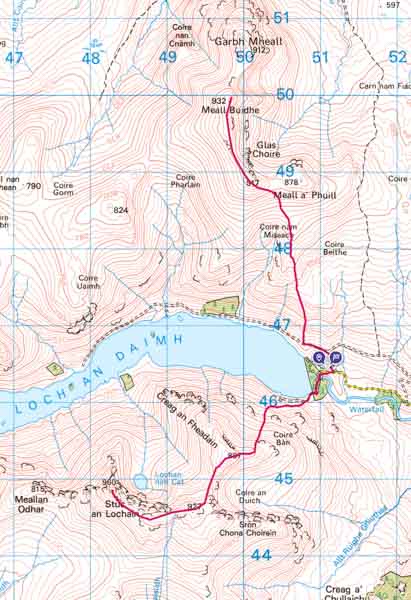 OS Map route