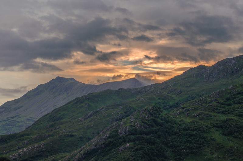 Beinn Sgritheall - sunset