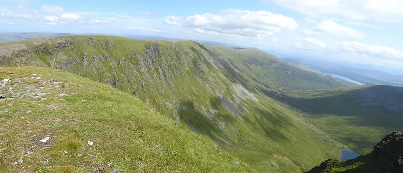 View looking down the glen when doing the Creag Meagaidh circuit